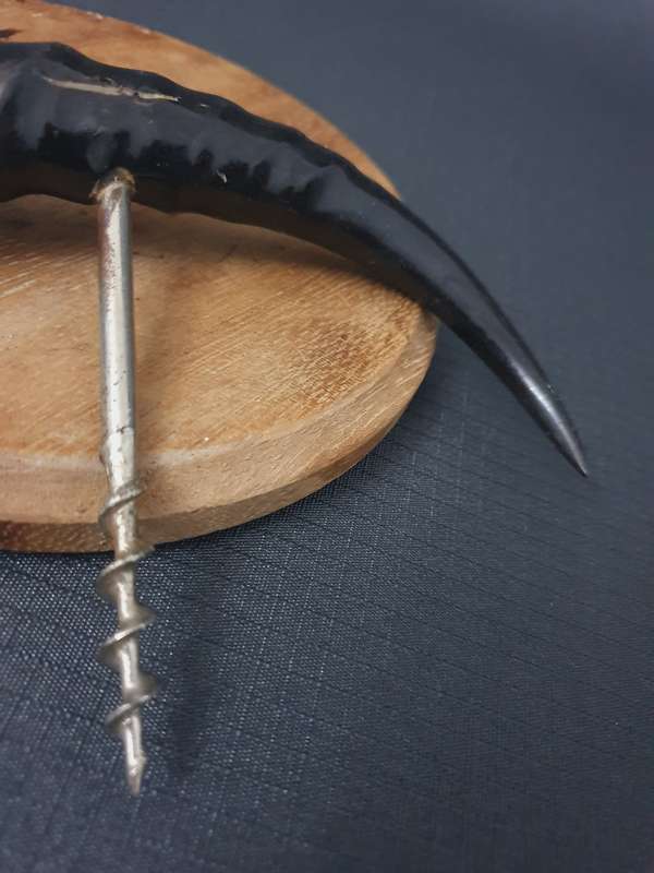 Vintage Horn Cork Screw & Bottle Opener
