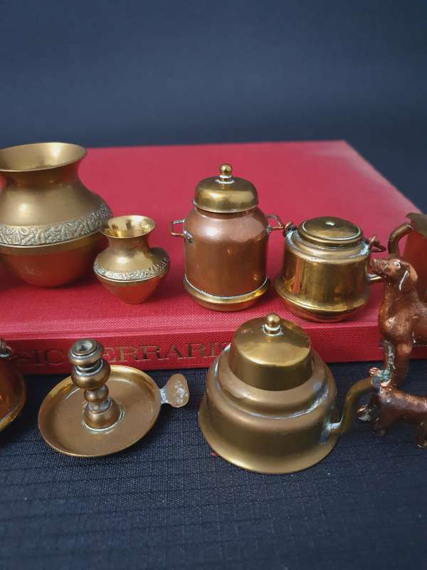 Vintage Copper & Brass Printers Tray Pieces 13x