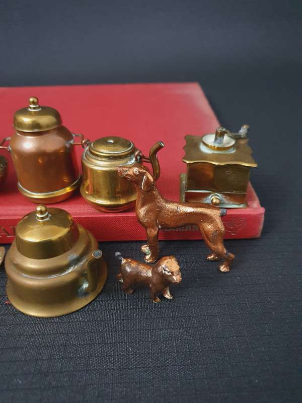 Vintage Copper & Brass Printers Tray Pieces 13x