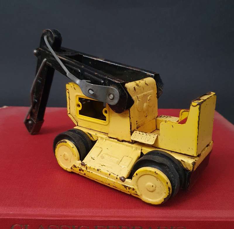 Vintage Metal Construction Vehicle Toy Car