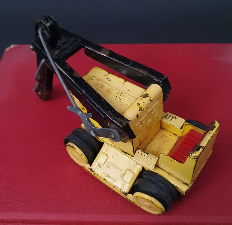 Vintage Metal Construction Vehicle Toy Car