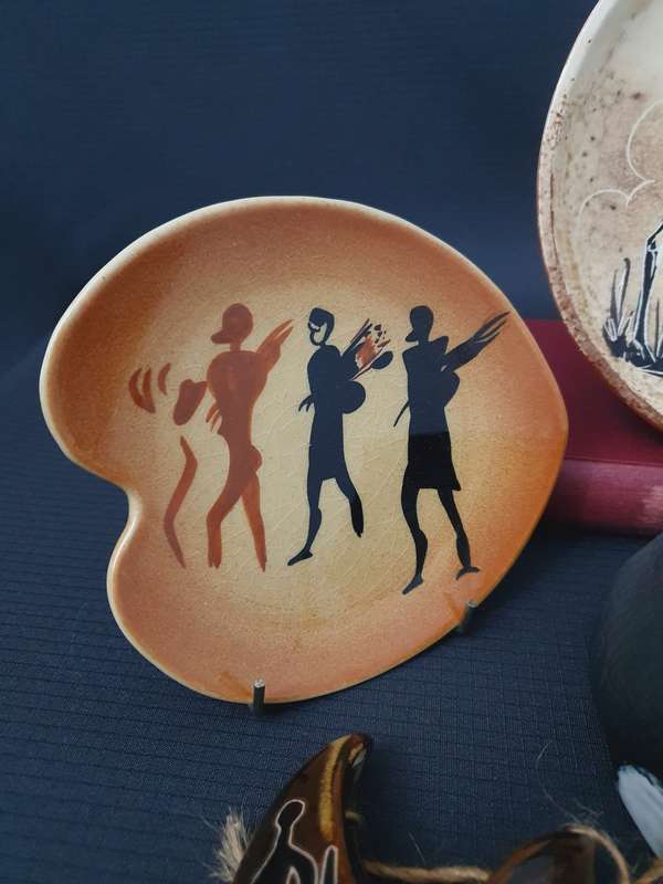 Vintage Kalahari Cresent & Drostdy Ware African Styled Pottery