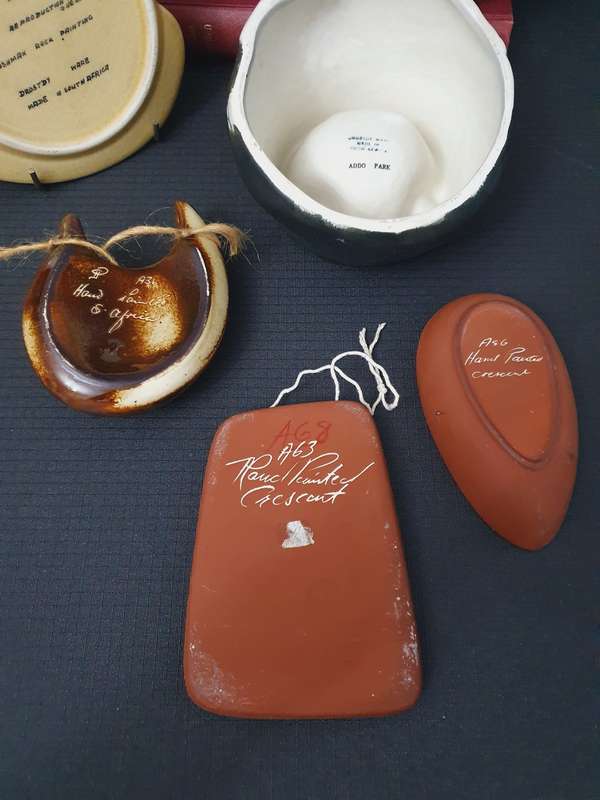 Vintage Kalahari Cresent & Drostdy Ware African Styled Pottery