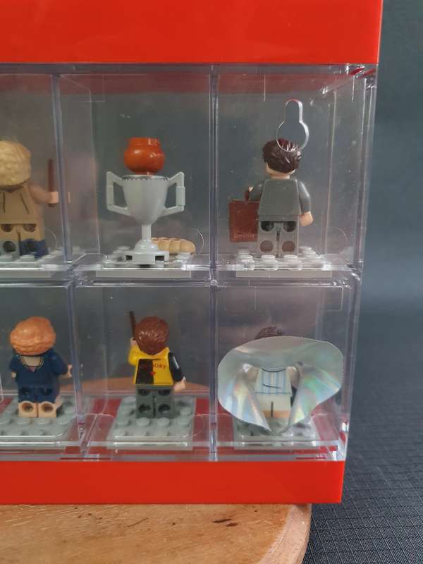 Harry Potter Lego Figurines in Lego Showcase