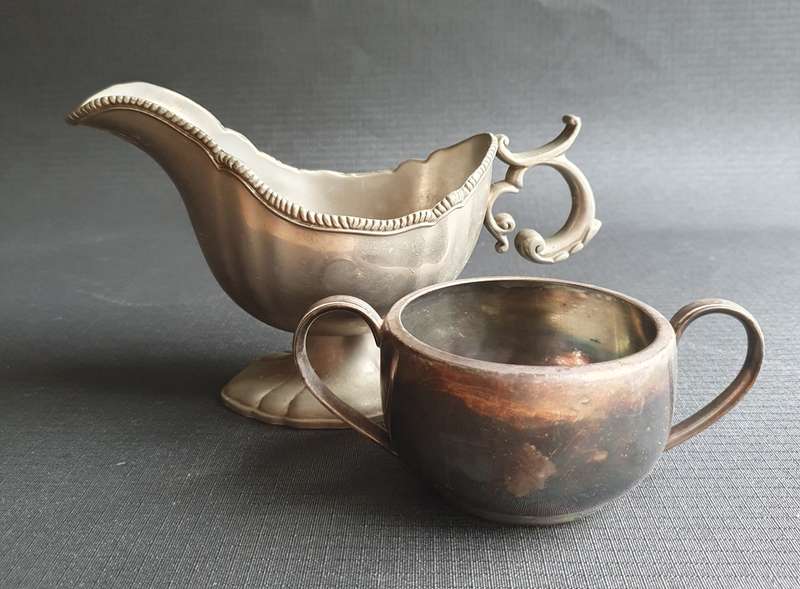 Vintage Silverplated EPNS Coffee & Tea Pots, Milk Jugs, Sugar Bowls & Jug Set