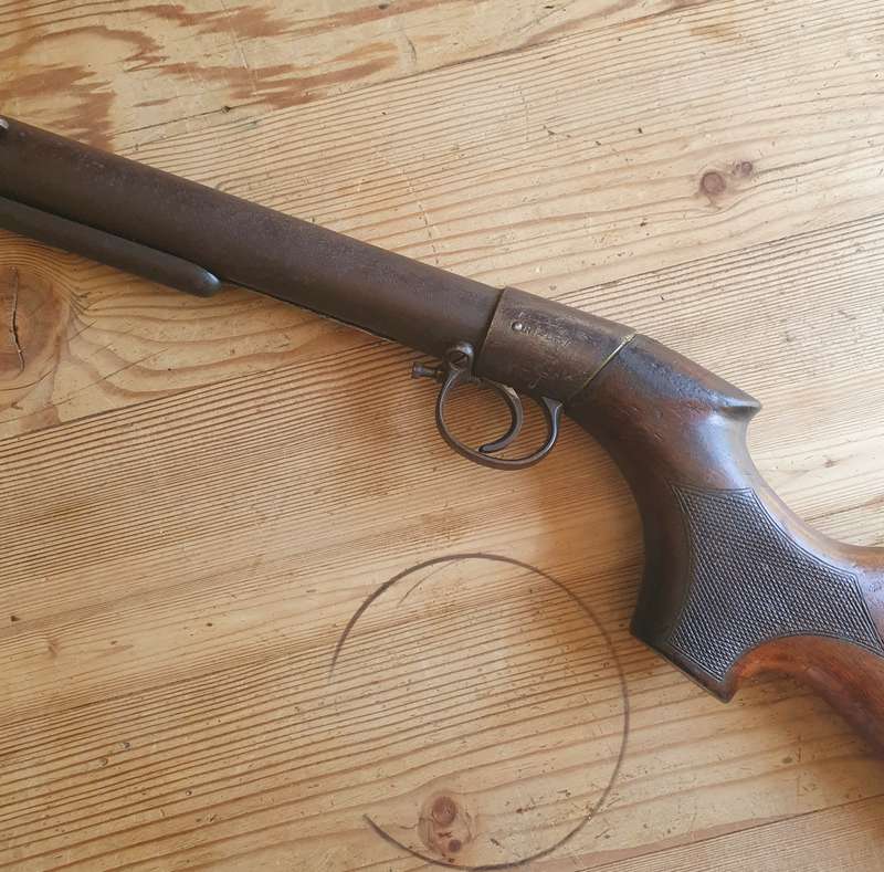 Antique "TheBirminghamSmallArms" BSA Air Rifle Improved Model D England ( Working )