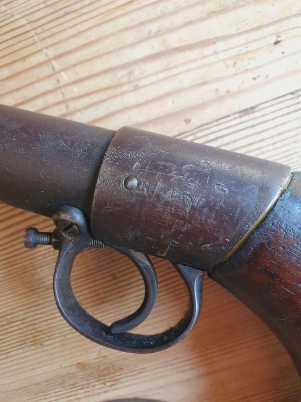 Antique "TheBirminghamSmallArms" BSA Air Rifle Improved Model D England ( Working )
