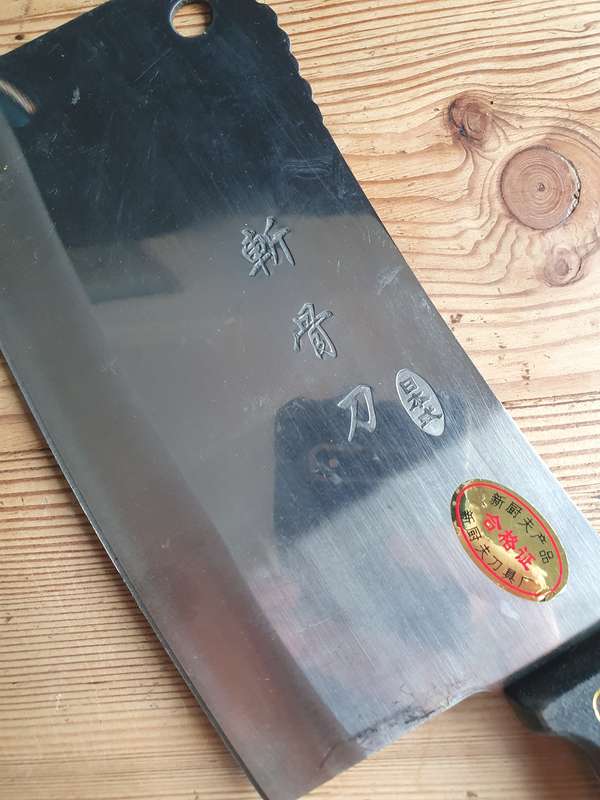 New Chef Japanese Bone Cutting Stainless Steel Butchers Knife