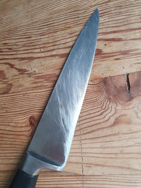 Wusthof Silverpoint Chef Knife in Leather Sheath