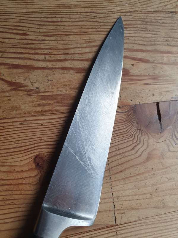 Wusthof Silverpoint Chef Knife in Leather Sheath