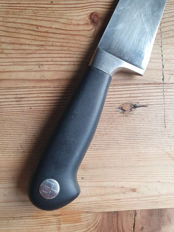 Wusthof Silverpoint Chef Knife in Leather Sheath