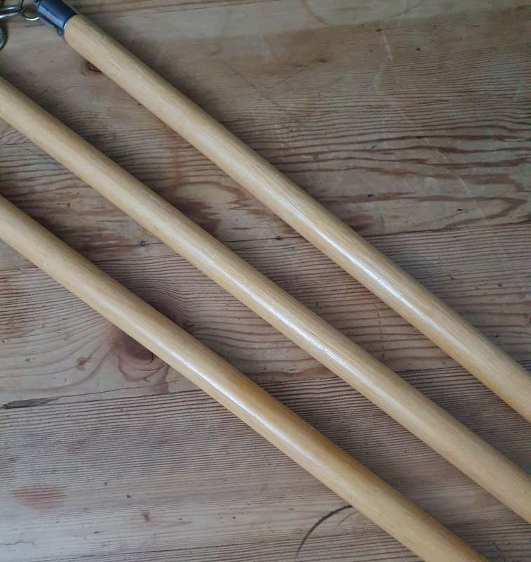 Wooden & Metal Long Nunchucks
