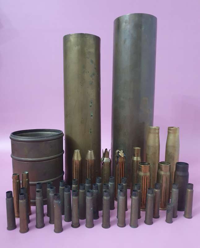 Vintage Solid Brass Bullet Shell Bundle