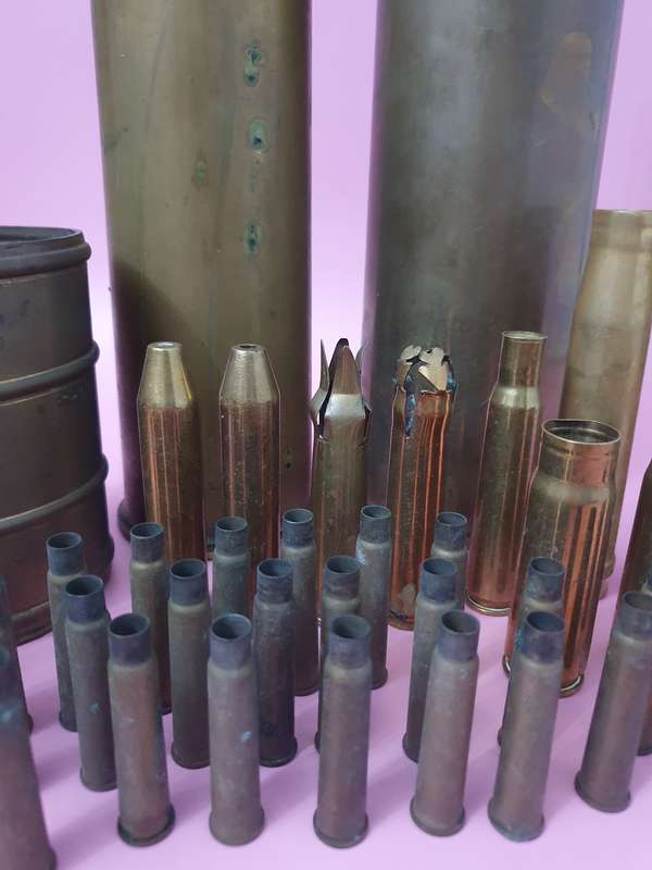 Vintage Solid Brass Bullet Shell Bundle