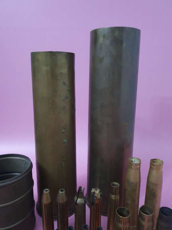 Vintage Solid Brass Bullet Shell Bundle