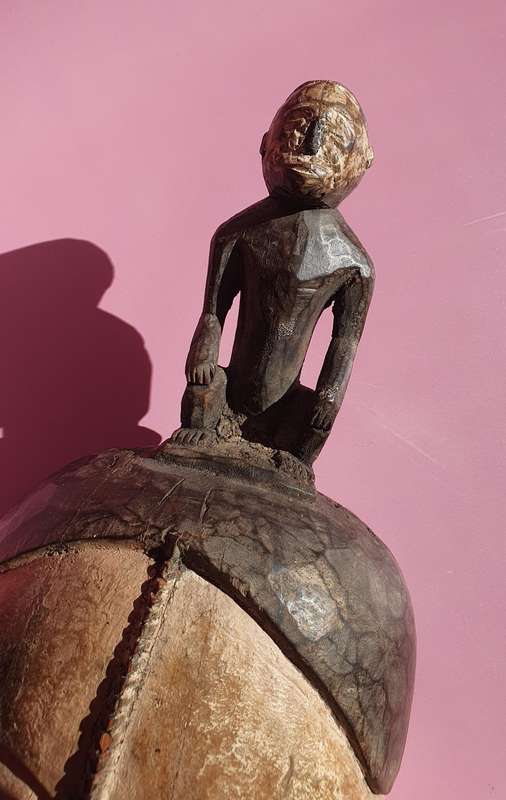 Vintage Congolese Chokwe Bantu Tribal Ancestor Spiritual Mask