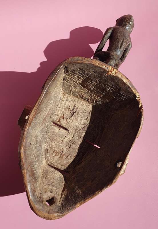 Vintage Congolese Chokwe Bantu Tribal Ancestor Spiritual Mask