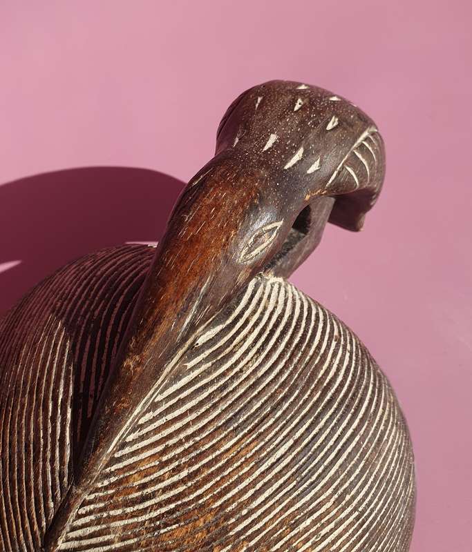 Vintage Congolese Tribal Kifwebe Songye Masculine Spiritual Warrior Mask