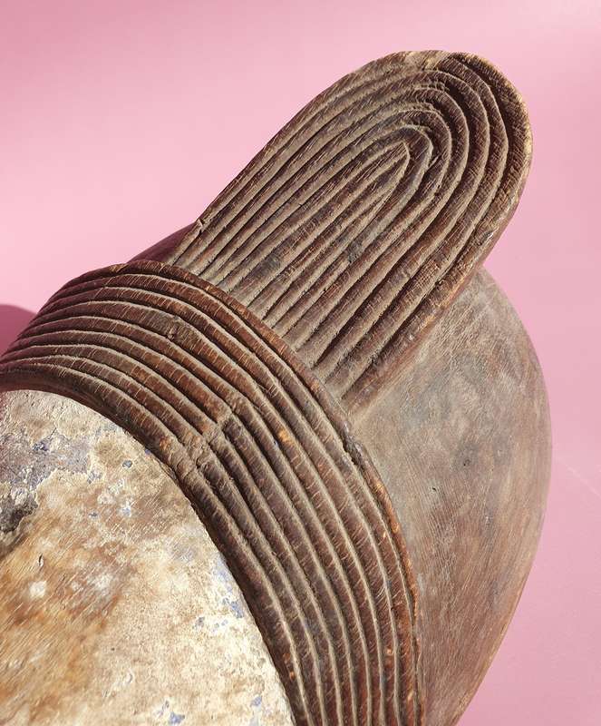 Vintage Congolese Punu Mask from Gabon Representing Idealized Female Ancestors Faces