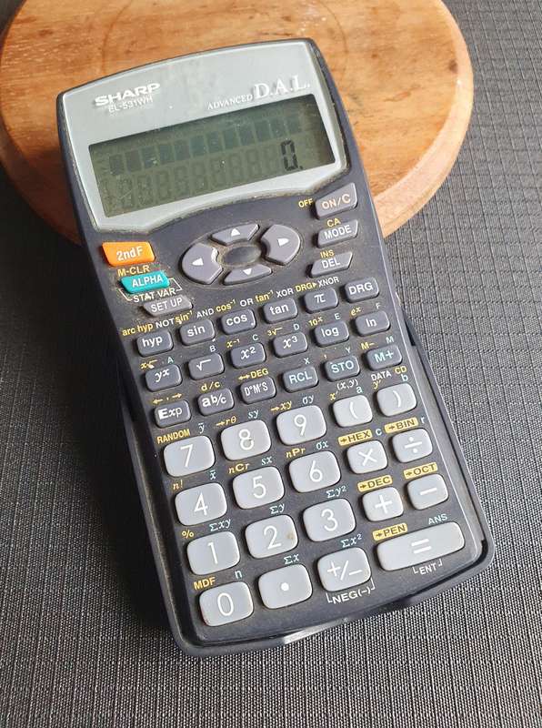 Sharp EL-531WH Scientific Calculator ( Working )
