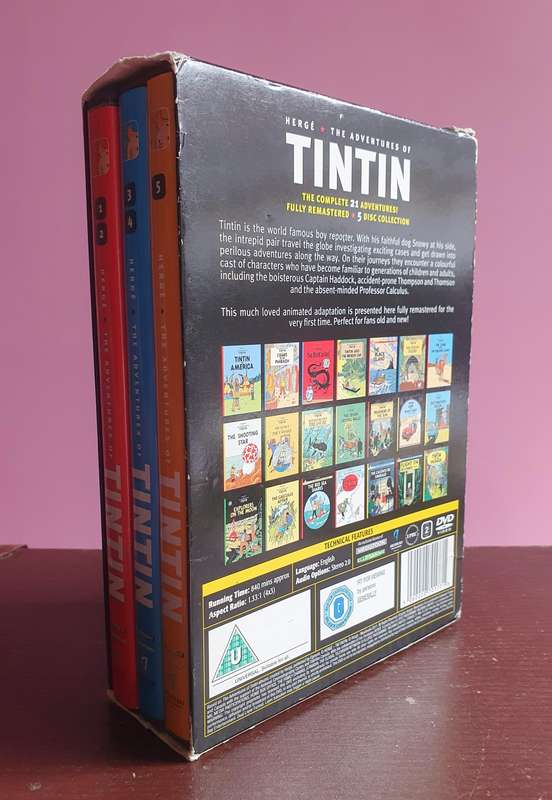 TINTIN DVD Box Set ( Complete )
