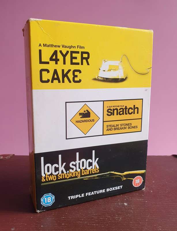 Triple Feature DVD Boxset Layer Cake, Snatch, and Lock, Stock and Two Smoking Barrels ( Complete )