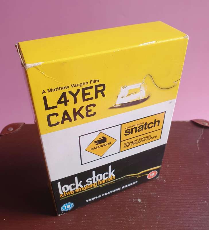 Triple Feature DVD Boxset Layer Cake, Snatch, and Lock, Stock and Two Smoking Barrels ( Complete )