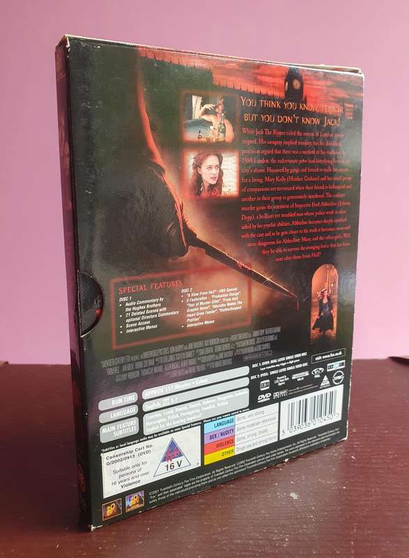 From Hell DVD Movie 2x Set ( Complete )