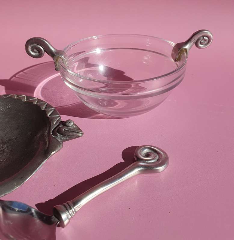Carrol Boyes Styled Ash Tray, Bowl & Spoon