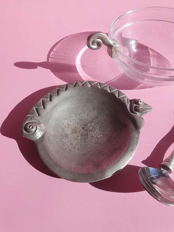 Carrol Boyes Styled Ash Tray, Bowl & Spoon
