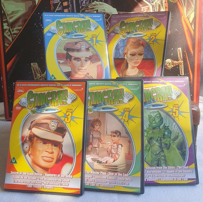 STINGRAY The Complete 5 Disc's Series DVD Box Set