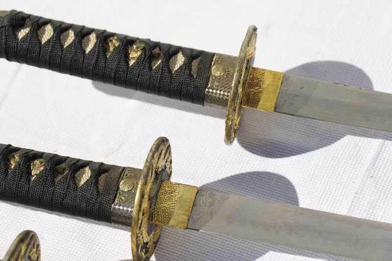 Japanese Samurai Blade in Sheath 3x Set