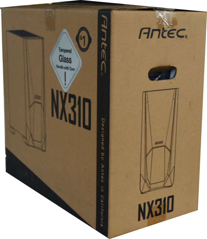 Antec nx310, brand new gaming empty case with argb fan, support: atx / micro-atx / Mini-atx