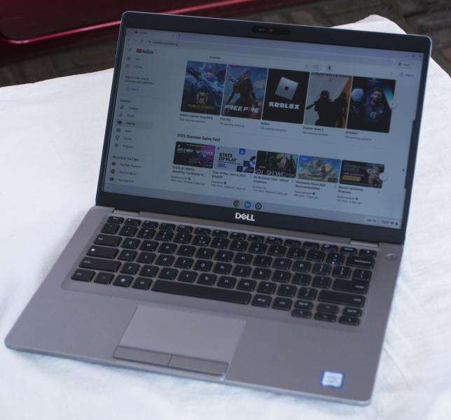 dell chromebook laptop l5400, 8th gen core i5, 256gb ssd, 8gb ram, 14.1", hdmi, chrome os, wifi, etc