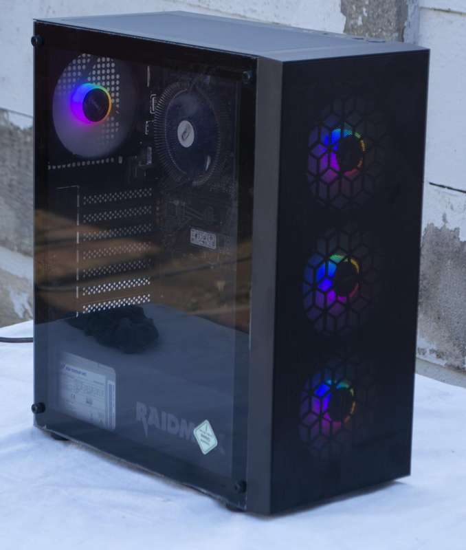 stylish desktop pc, 11th gen core i5, 16gb ram, 250gb ssd + 2tb hd, raidmax case, win 11 pro, etc
