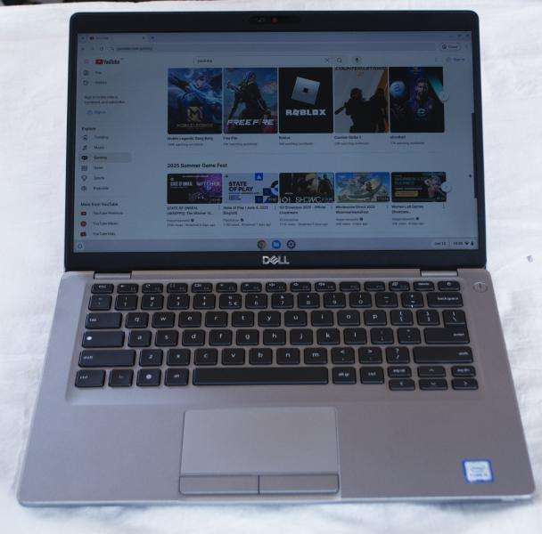 dell chromebook laptop l5400, 8th gen core i5, 256gb ssd, 8gb ram, 14.1", hdmi, chrome os, wifi, etc