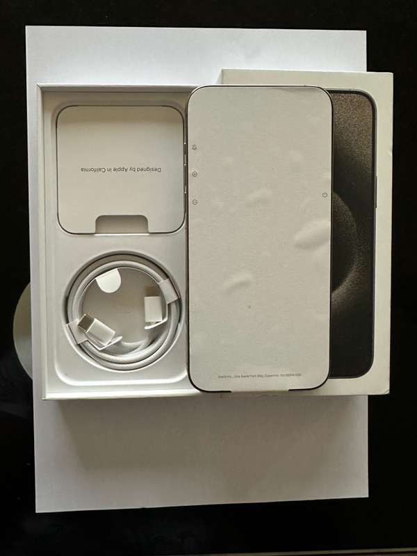 Apple iPhone 15 Pro Max 512GB - Including Impact Proof Cover and Screen Protector (Valued at R800)