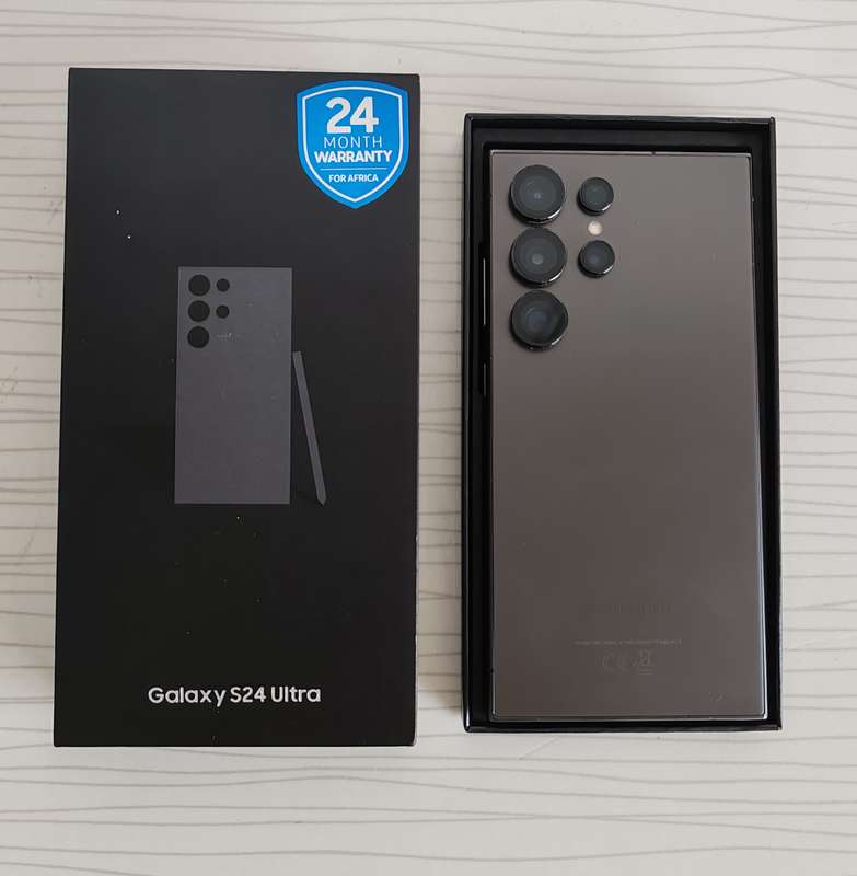 Samsung S24 Ultra 256GB - Titanium Gray.