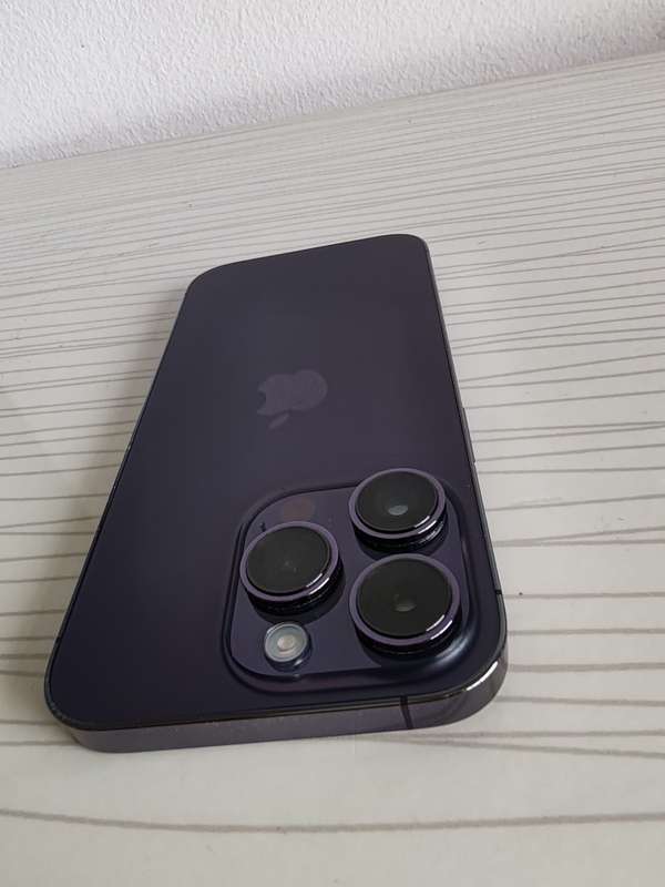 Apple iPhone 14 Pro 256GB - Deep Purple. Free Impact Cover + Screen Protector Worth R800.00