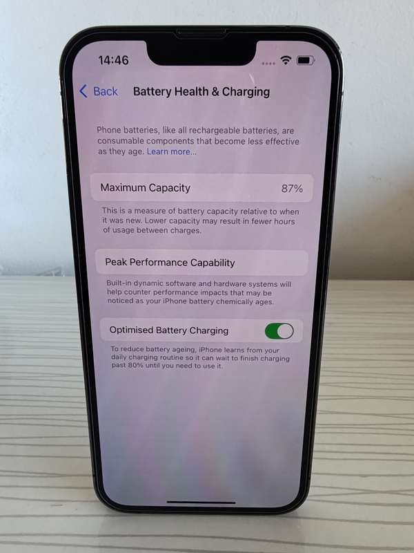 Apple iPhone 13 Pro 256GB - Graphite - Including Impact Cover and Screen Protector Valued at R800.00