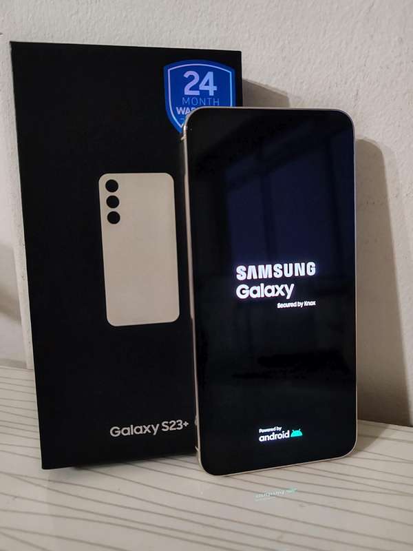 Samsung S23 Plus 256GB Dual Sim - Cream. Incl Impact Cover + Screen Protector (Valued at R700.00)