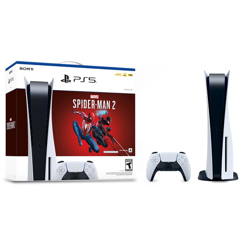 Sony Playstation 5 Disc Edition with Spiderman 2 Game
