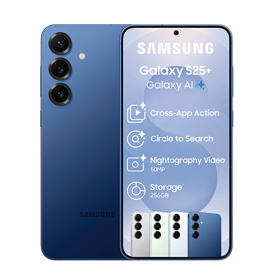 Samsung S25 Plus 256GB Dual Sim - Includes Impact Proof Cover and  Screen Protector (Value R1000.00)