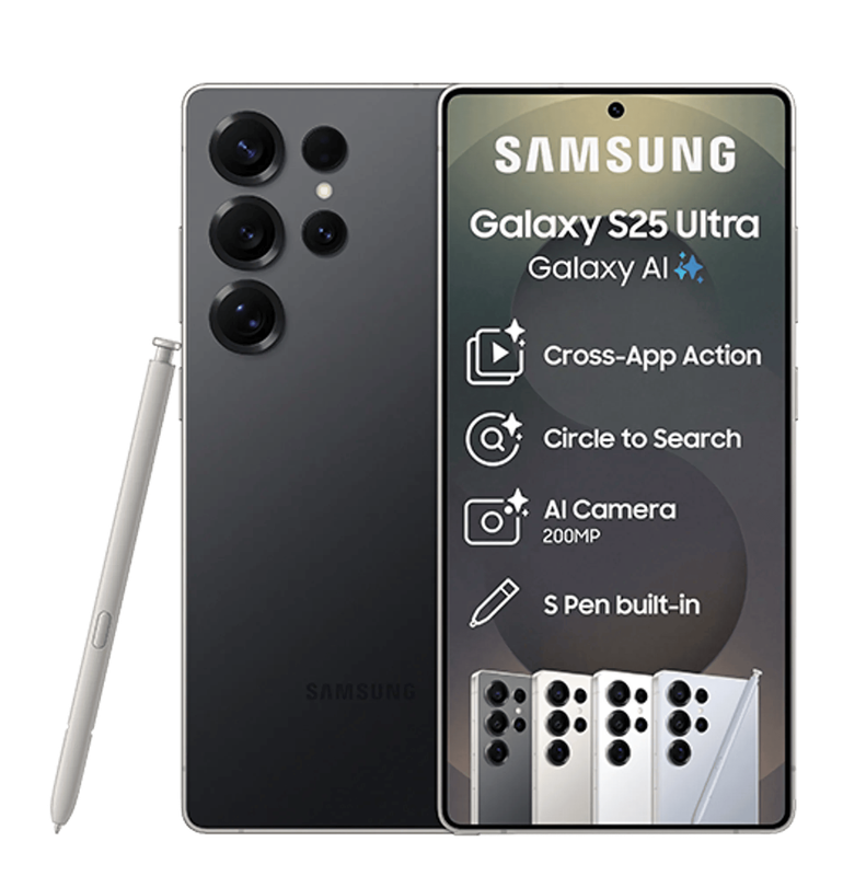 Samsung S25 Ultra 5G 512GB Dual Sim. Incl Impact Cover + Screen Protector (Valued at R1000.00)