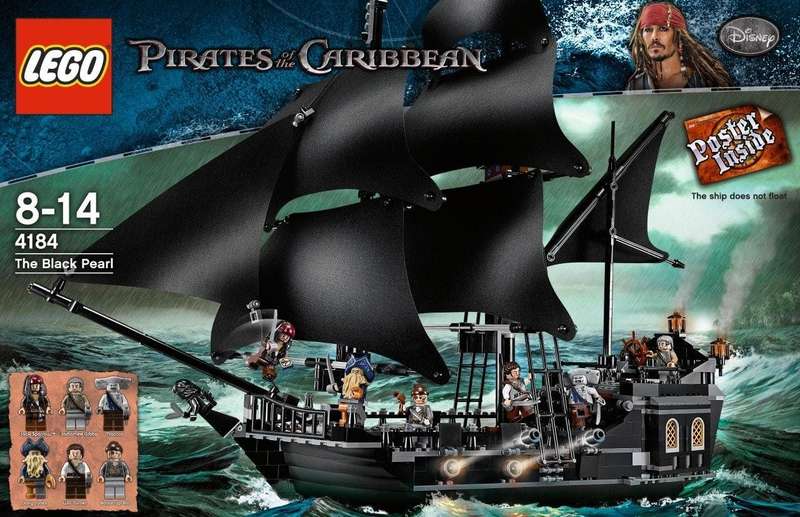 LEGO 4184 Pirates of The Caribbean Black Pearl