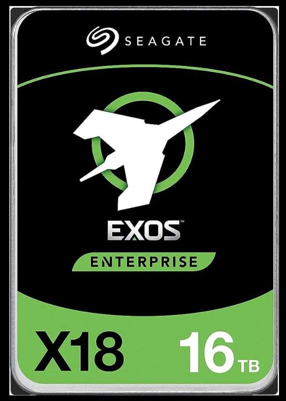 16TB Seagate Exos X18, Enterprise HDD, CMR, 3.5", Hyperscale SATA-6Gbs, 7200 RPM, 512e/4Kn HDD