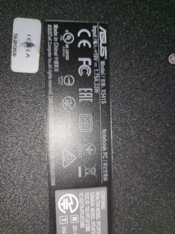 Asus X541s