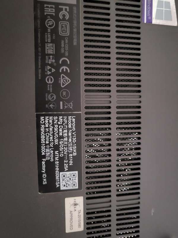 LENOVO V130 i3 7Gen Support M.2 SSD