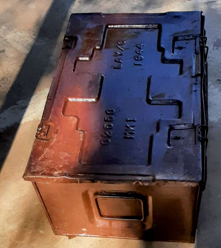 Ammo chest from 1944 Fair condition