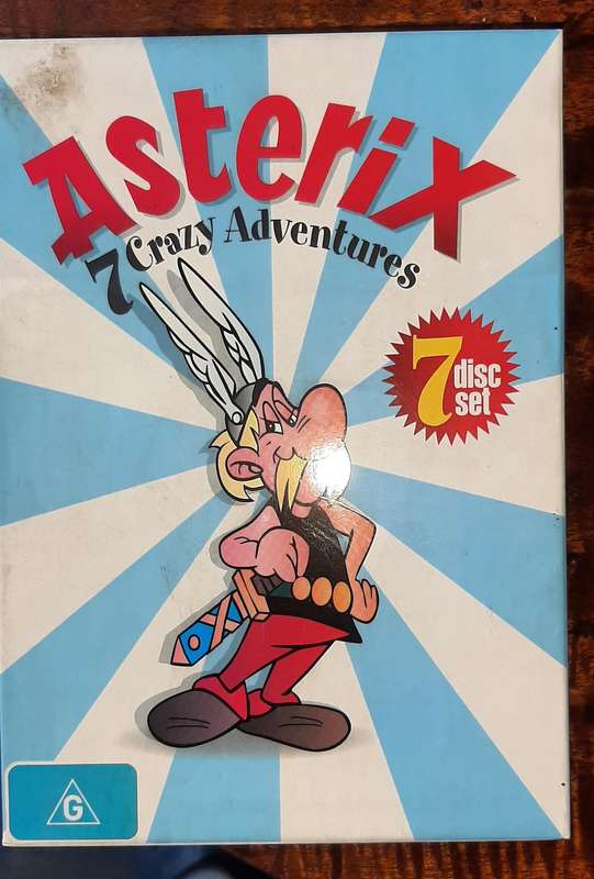 Asterix 7 crazy adventure movies.7 disc collectable